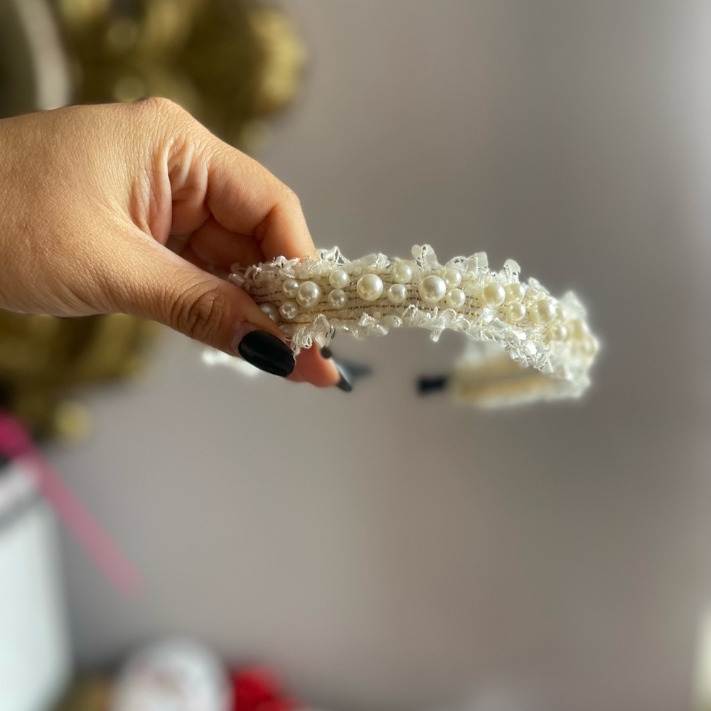 White Pearl headband